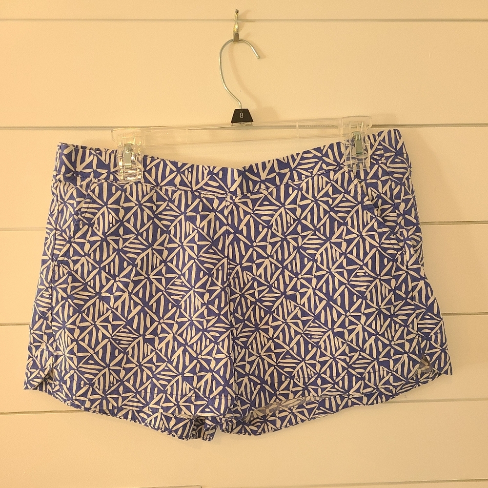 Lilly Pulitzer Blue And White Shorts